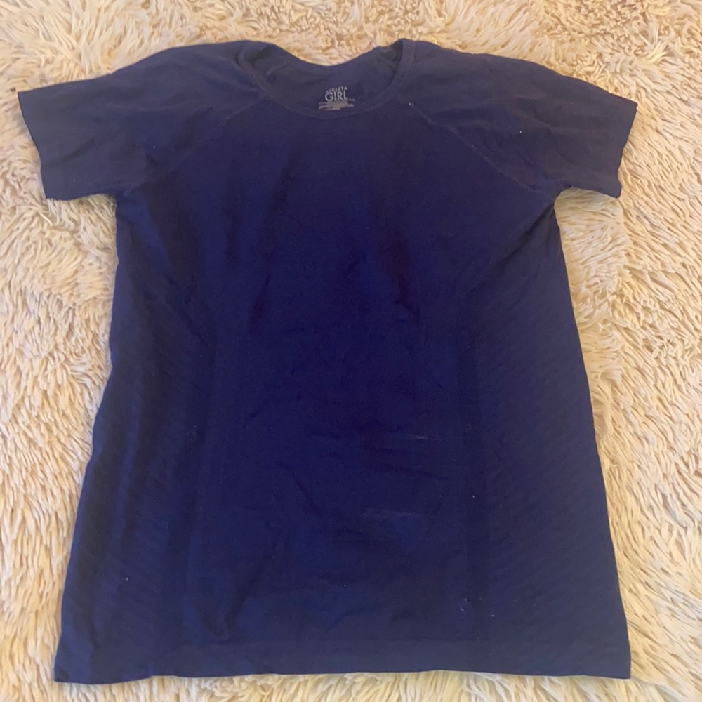 athleta athletic navy top